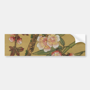 Klassieke Kersenbloesem Aziatische Japanse Bloemen Bumpersticker