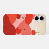 Klassieke Kersenheuvels iPhone 16 Hoesje (Achterkant horizontaal)