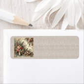 Klassieke kerst Adresetiketten Etiket (Insitu)