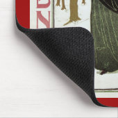 Klassieke Kerst Art Nouveau Scribners Omslag 1895 Muismat (Hoek)