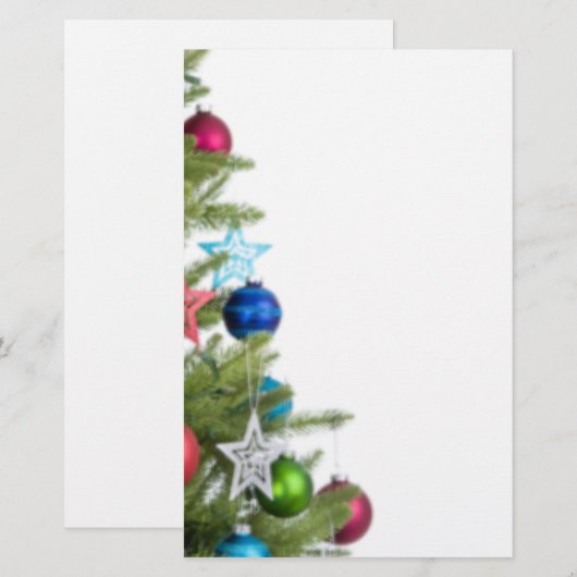 Klassieke kerst briefpapier (Voorkant / Achterkant)