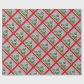 Klassieke kerst cadeaupapier (Vlak)
