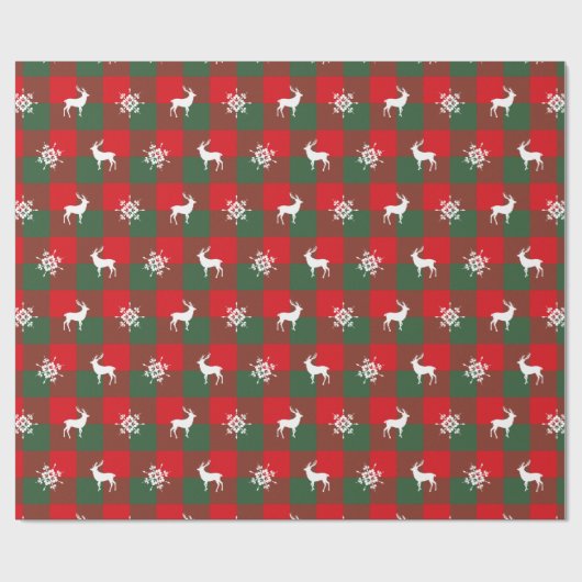 Klassieke kerst cadeaupapier (Vlak)