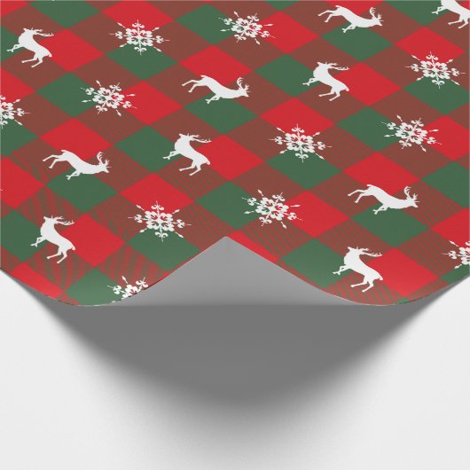 Klassieke kerst cadeaupapier (Hoek)