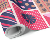 🎄Klassieke Kerst Collage Cadeaupapier (Rol Hoek)