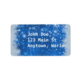 Klassieke kerst etiket