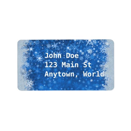 Klassieke kerst etiket (Voorkant)