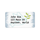 Klassieke kerst etiket (Voorkant)