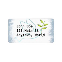 Klassieke kerst etiket