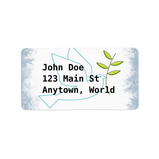 Klassieke kerst etiket (Voorkant)