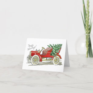 Klassieke kerst feestdagen kaart