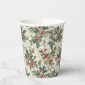 Klassieke kerst: feestelijk papieren bekers (Links)