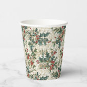 Klassieke kerst: feestelijk papieren bekers (Rechts)