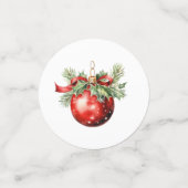 Klassieke Kerst Feestelijke Feesttafel Verstrooiin Confetti (Kleine voorkant)