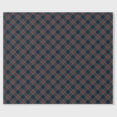Klassieke kerst geruite Kerstmis Cadeaupapier (Vlak)