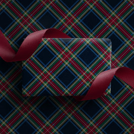 Klassieke kerst geruite Kerstmis Cadeaupapier