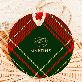 Klassieke Kerst gespeeld met naam Vakantie Bedankjes Labels