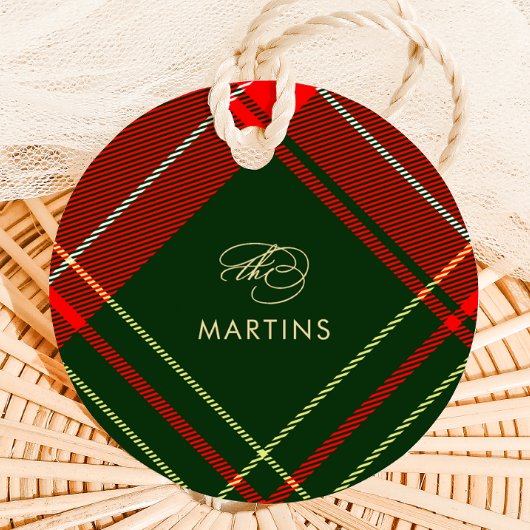 Klassieke Kerst gespeeld met naam Vakantie Bedankjes Labels