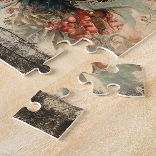 Klassieke Kerst Gnome Jigsaw Puzzel (Zijkant)