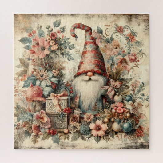 Klassieke Kerst Gnome Jigsaw Puzzel (Verticaal)
