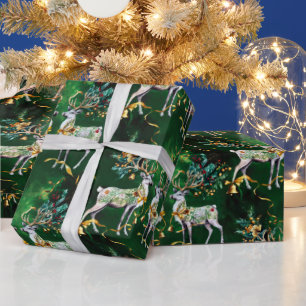 Klassieke Kerst Gouden Bellen & Reinders Cadeaupapier