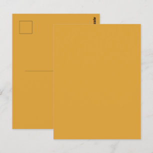 Klassieke Kerst Gouden Herfst Winter Solid Kleur Briefkaart