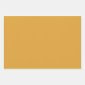 Klassieke Kerst Gouden Herfst Winter Solid Kleur Inpakpapier Vel (Voorkant 2)