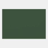 Klassieke Kerst Groen En Goud Gestreepd Inpakpapier Vel (Voorkant 2)