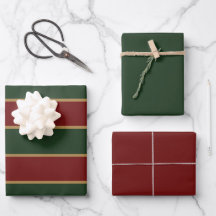 Klassieke Kerst Groen en Rood met Gouden Trim
