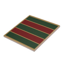 Klassieke Kerst Groen en Rood met Gouden Trim