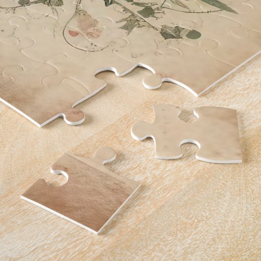 Klassieke Kerst Herten Jigsaw Puzzel (Zijkant)