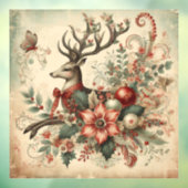 Klassieke Kerst Herten Window Cling Raamsticker (Vel 3)