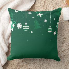 Klassieke Kerst Iconen – Groene Kerstkussen Kussen