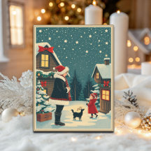 Klassieke Kerst Illustratie