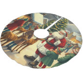 Klassieke Kerst Illustratie Kerstboom Rok (Gekanteld)