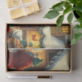 Klassieke Kerst Illustratie Tissuepapier (Geschenk)
