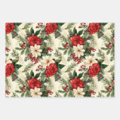 Klassieke kerst inpakpapier vel (Voorkant 3)