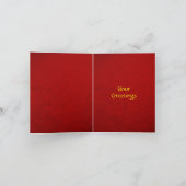 Klassieke kerst Kaart (Binnen)