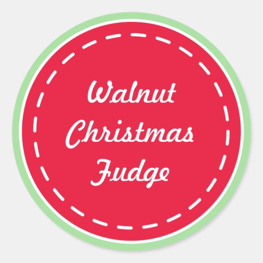 Klassieke Kerst Keuken Stickers (Voorkant)