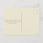 Klassieke Kerst Kinderen Sierlijke Boom Feestdagenkaart (Achterkant)