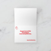 Klassieke kerst met Retro Classic Feestdagen Kaart (Binnen)