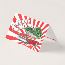   Klassieke kerst met Retro Classic Kaart