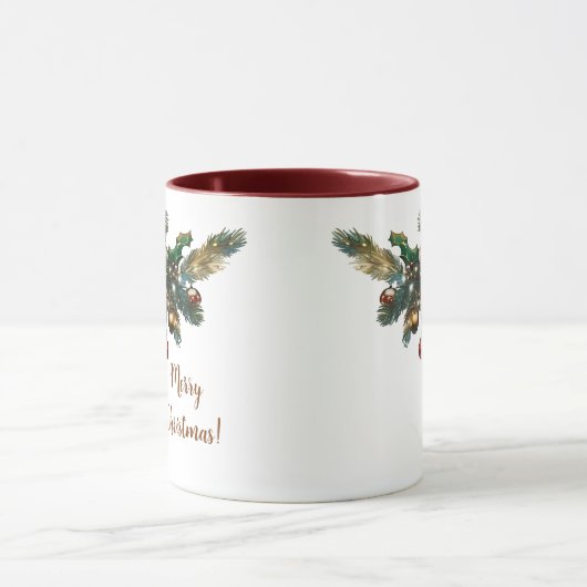 Klassieke kerst mok (Midden)