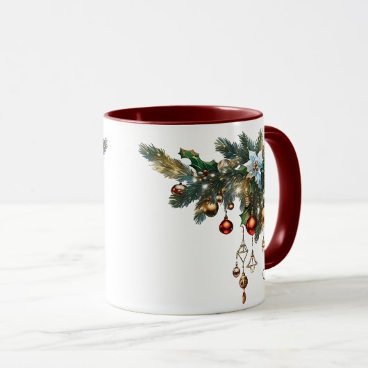 Klassieke kerst mok (Voorkant rechts)