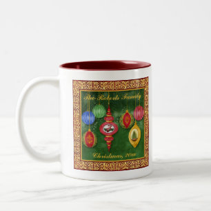 Klassieke Kerst Ornament Familie Kerst Mok