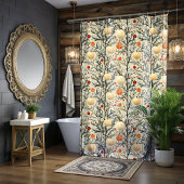 Klassieke Kerst Ornamenten Douchegordijn