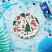 Klassieke kerst papieren bordje (Feest)