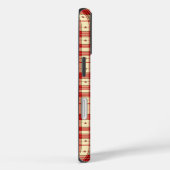 Klassieke Kerst Plaid Case-Mate iPhone Case (Achterkant / Rechts)