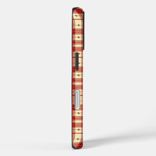 Klassieke Kerst Plaid Case-Mate iPhone Case (Achterkant / Rechts)
