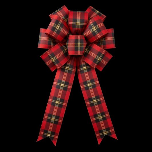 Klassieke Kerst Plaid Satijnen Lint